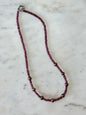 Collier Grenat Rhodolite & Perles d’eau douce — La passion silencieuse