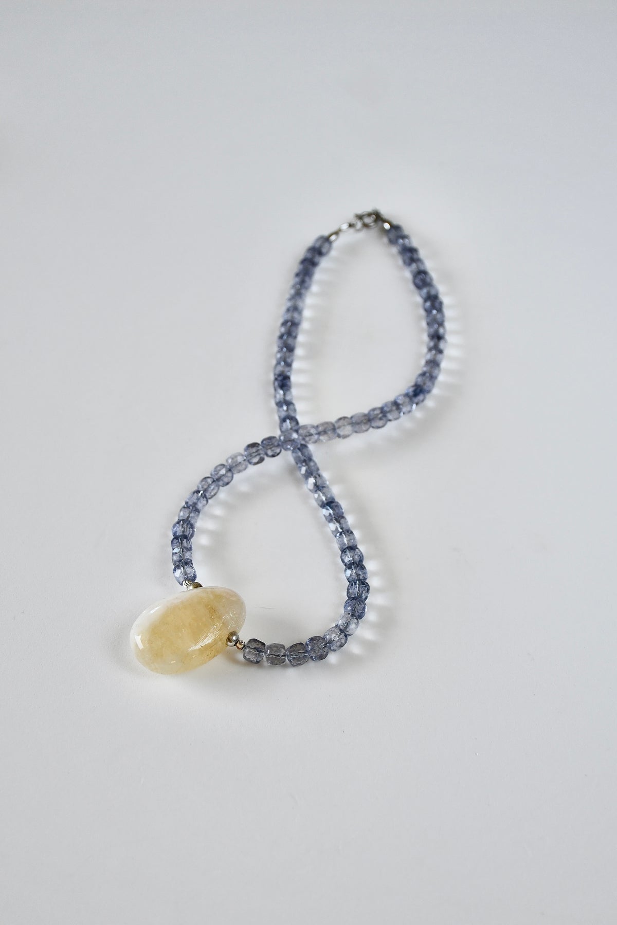 Collier Topaze & Citrine — Clarté, Vitalité et Équilibre
