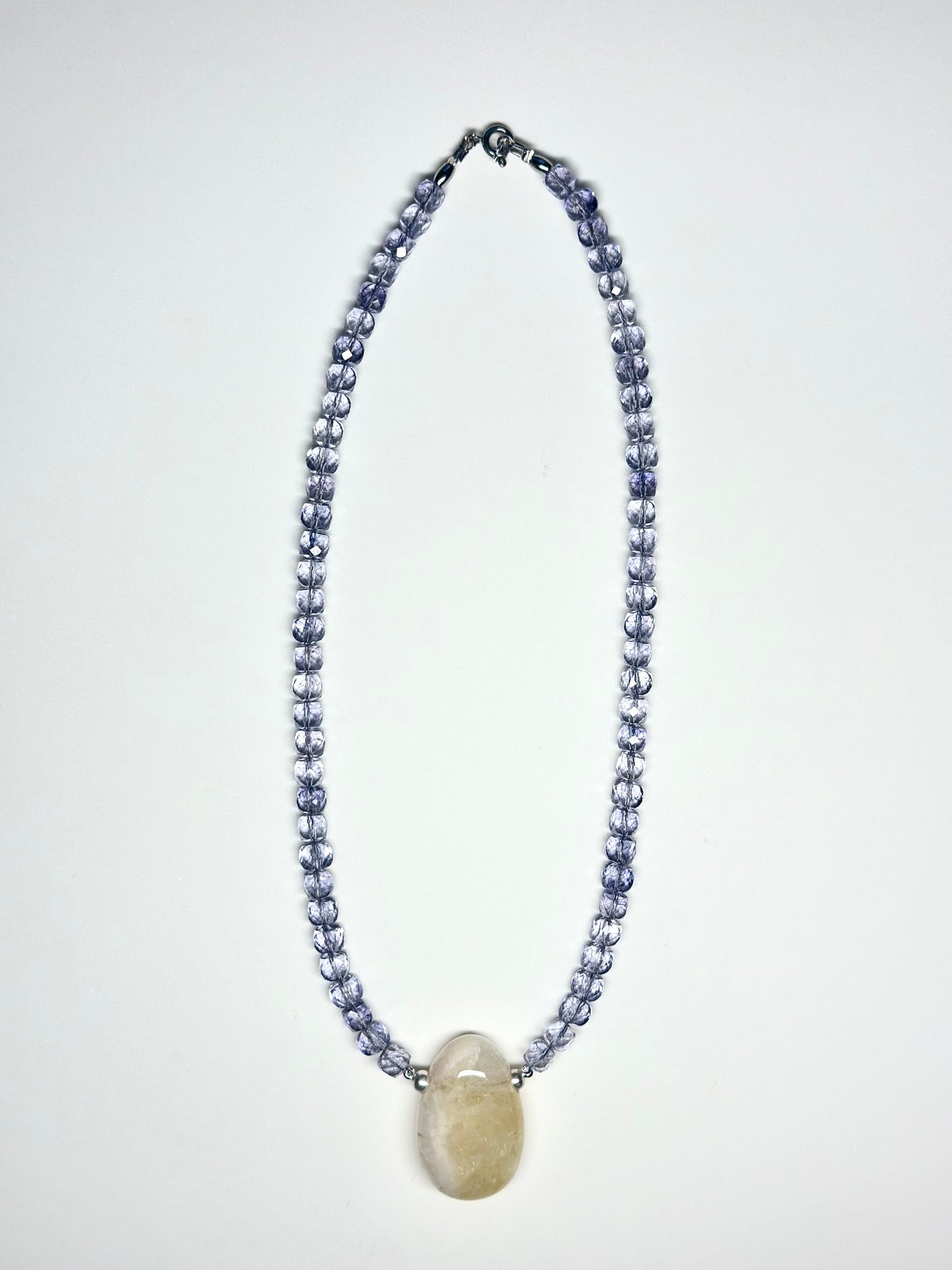 Collier Topaze & Citrine — Clarté, Vitalité et Équilibre