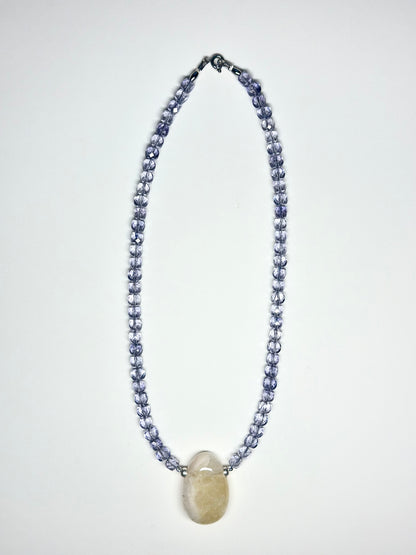 Collier Topaze & Citrine — Clarté, Vitalité et Équilibre