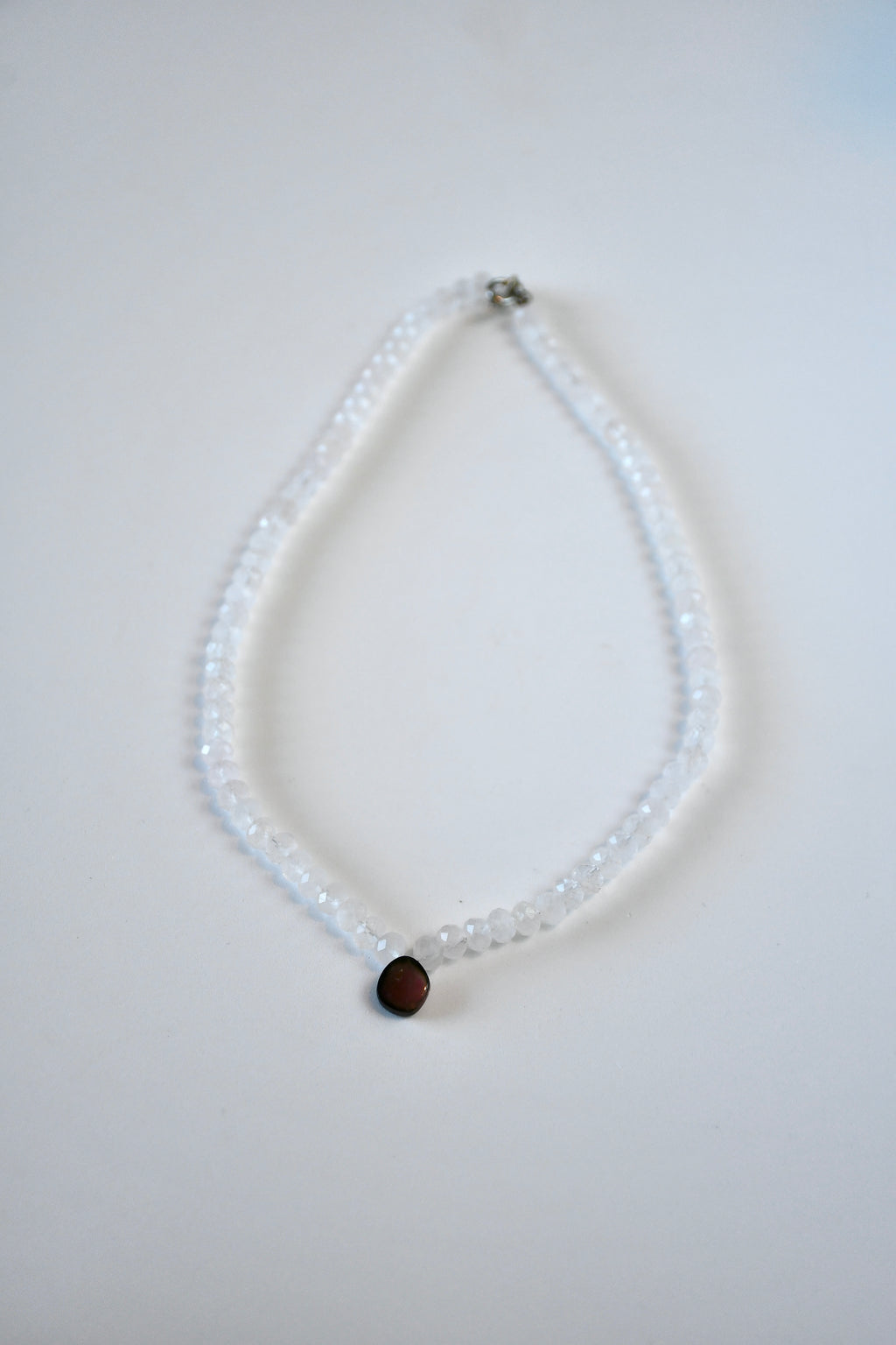 Collier Quartz rose & Tourmaline melon d’eau — Harmonie du cœur et douceur intérieure