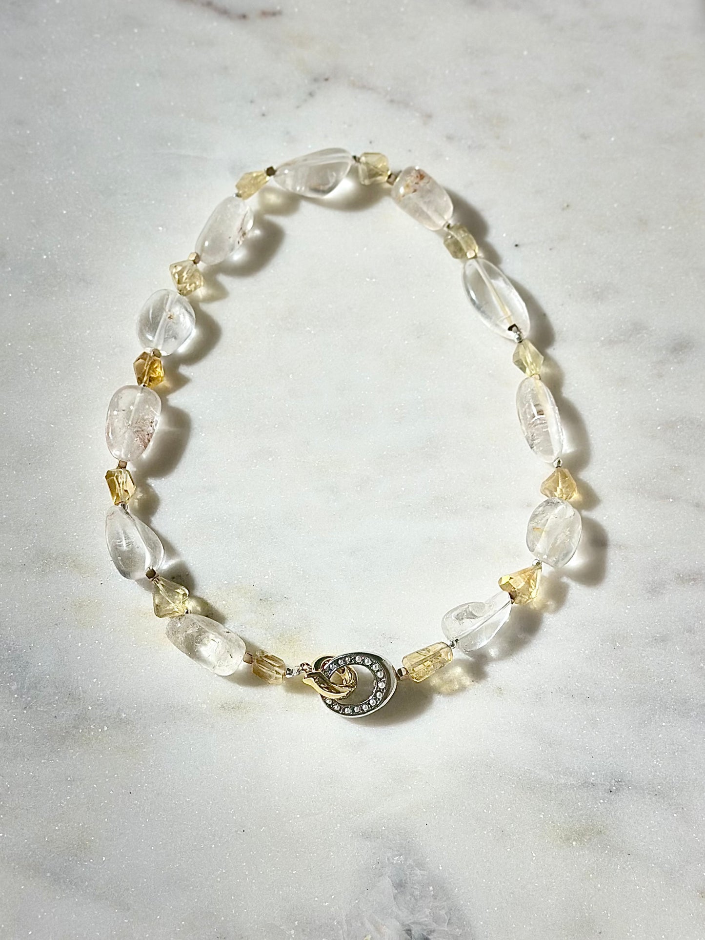 Collier Citrine & Iolite