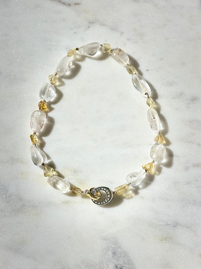 Collier Citrine & Iolite