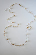 Collier “Cycle de lumière”, 21 perles d’eau douce