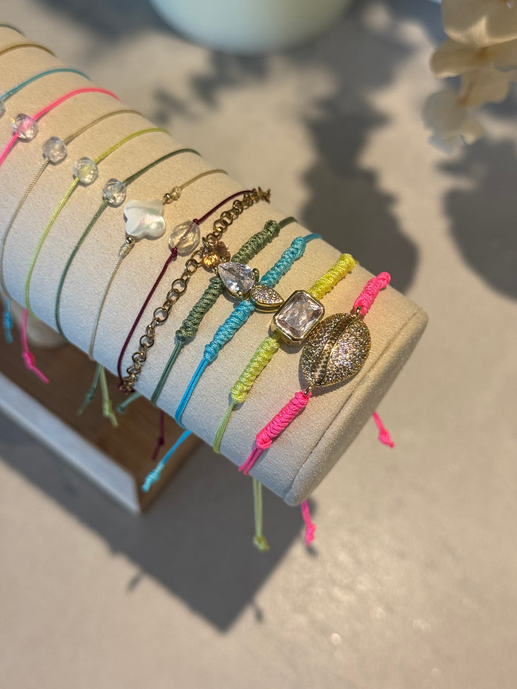 Braccialetti colorati regolabili
