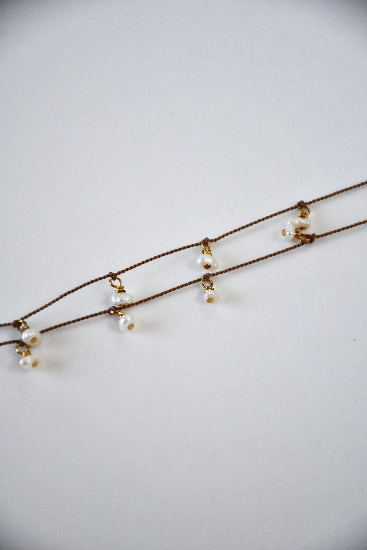 Collier de soie avec Keishi