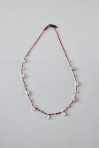 Collier Pierre de lune sur soie