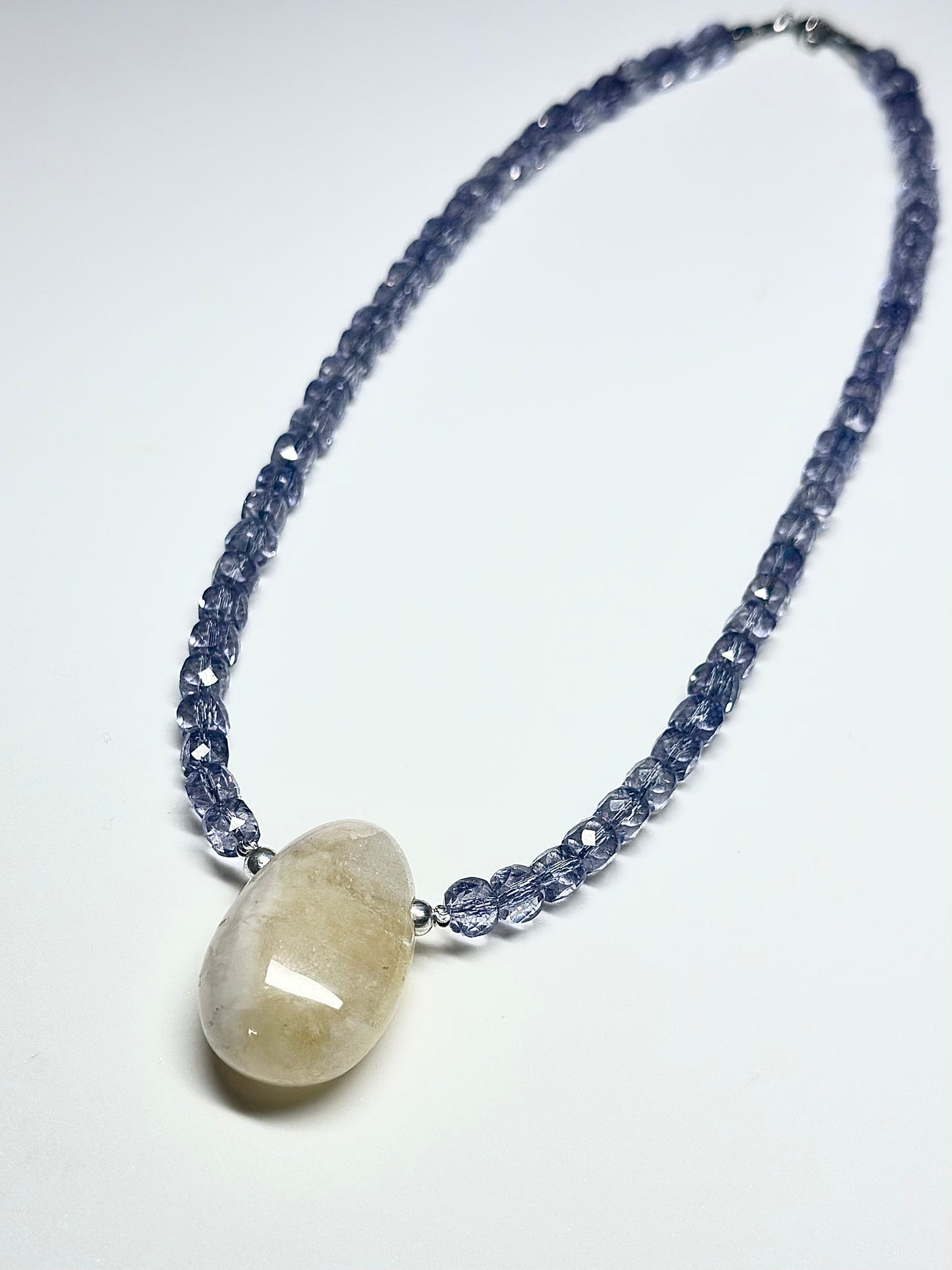 Collier Topaze & Citrine — Clarté, Vitalité et Équilibre
