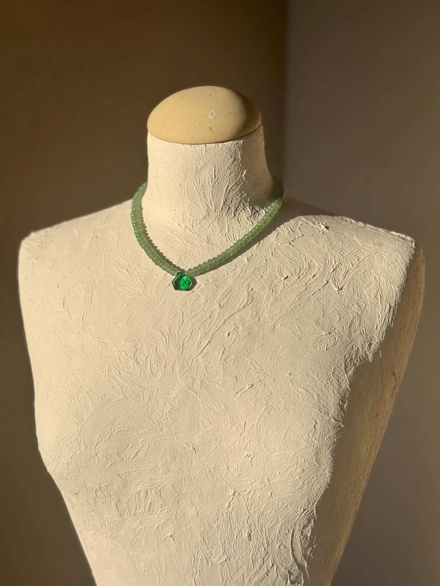 Collier Aventurine — Équilibre du cœur et ouverture sereine