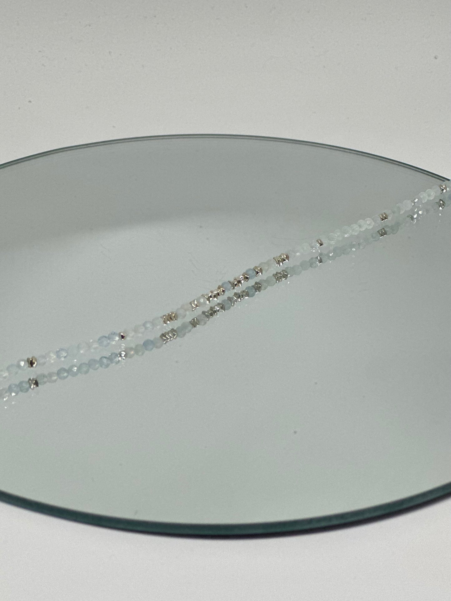 Colliers de pierres naturelles, Turquoise, Obsidienne, Aigue-Marine, Howlite, Goldstone