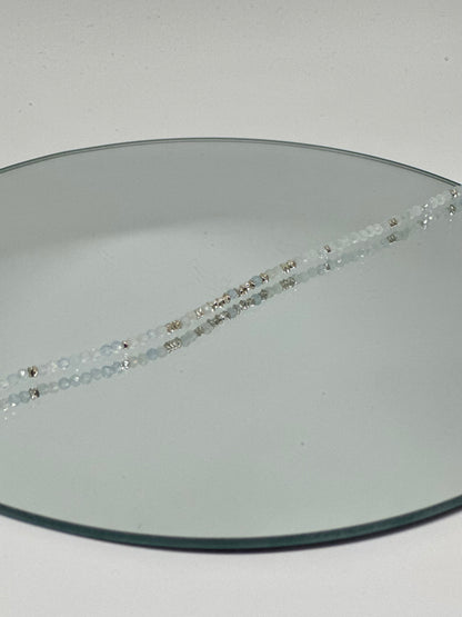 Colliers de pierres naturelles, Turquoise, Obsidienne, Aigue-Marine, Howlite, Goldstone