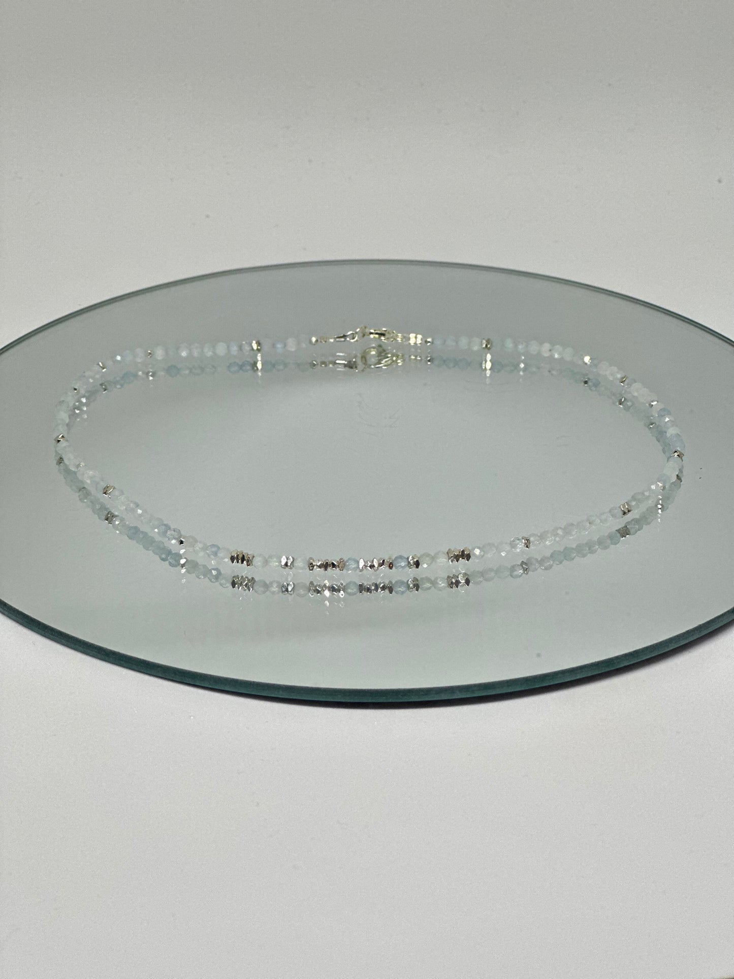 Colliers de pierres naturelles, Turquoise, Obsidienne, Aigue-Marine, Howlite, Goldstone