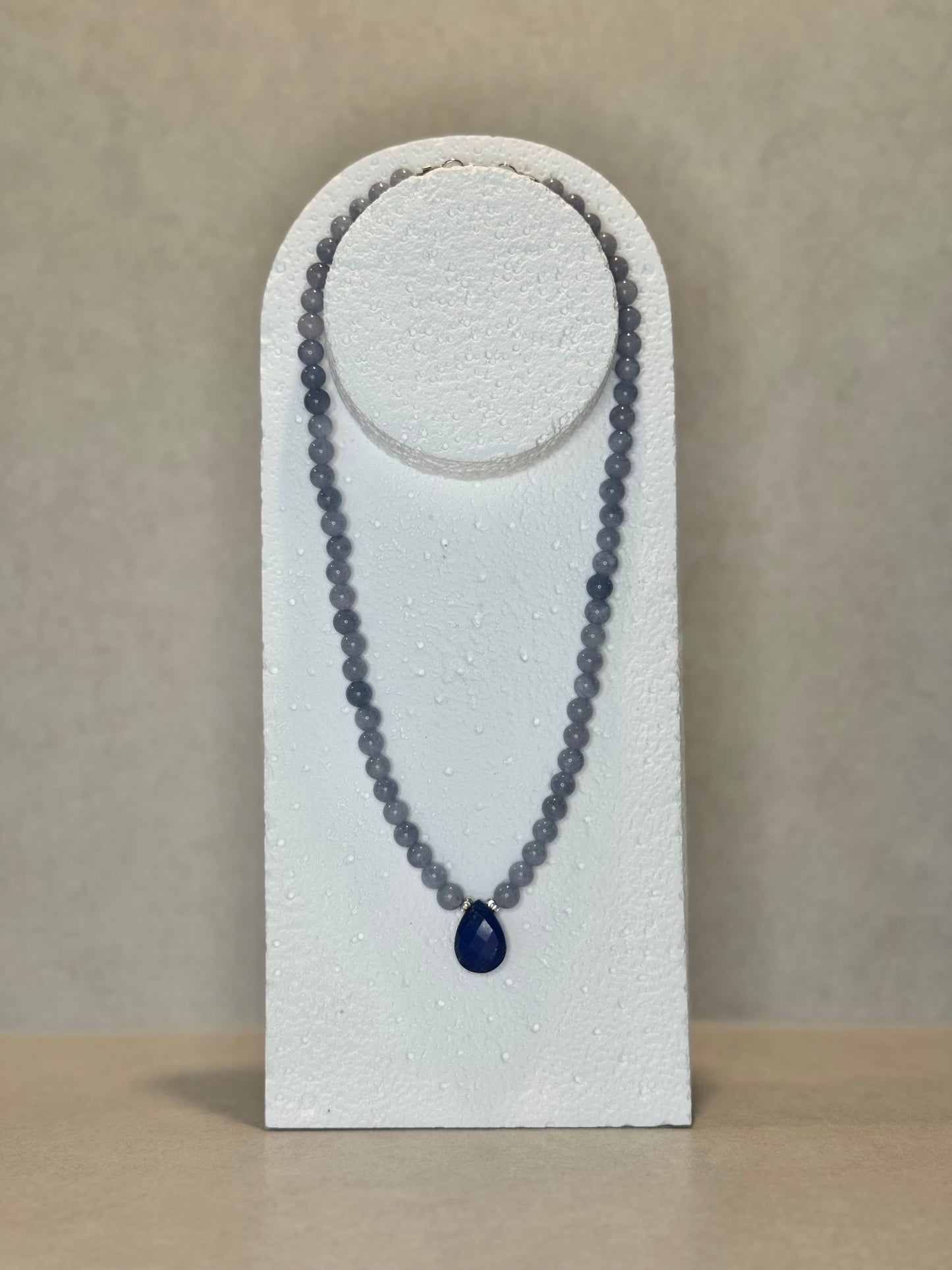 Collier Angélite & Lapis-Lazuli — L’appel du ciel intérieur