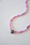 Collana Perle di Tahiti, Opale e Topazio