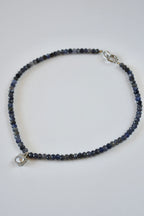Collier Iolite & Zirconium — Vision intérieure et guidance intuitive