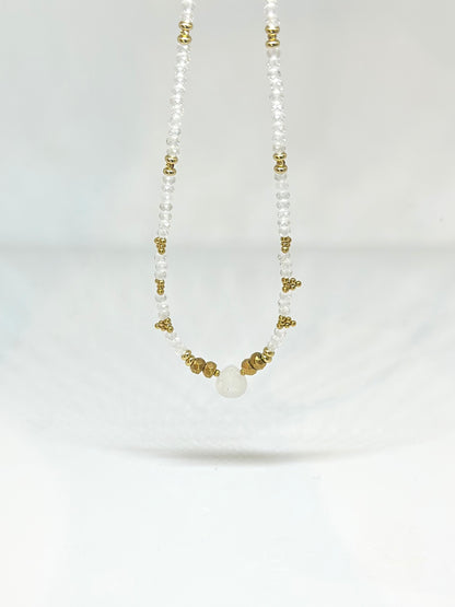 Collier Cristal de Roche – Clarté et vibration