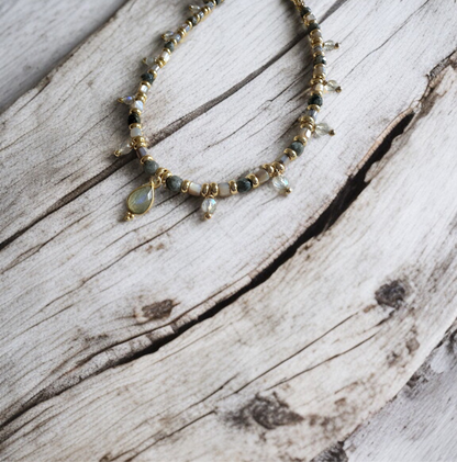 Collier bohème Labradorite