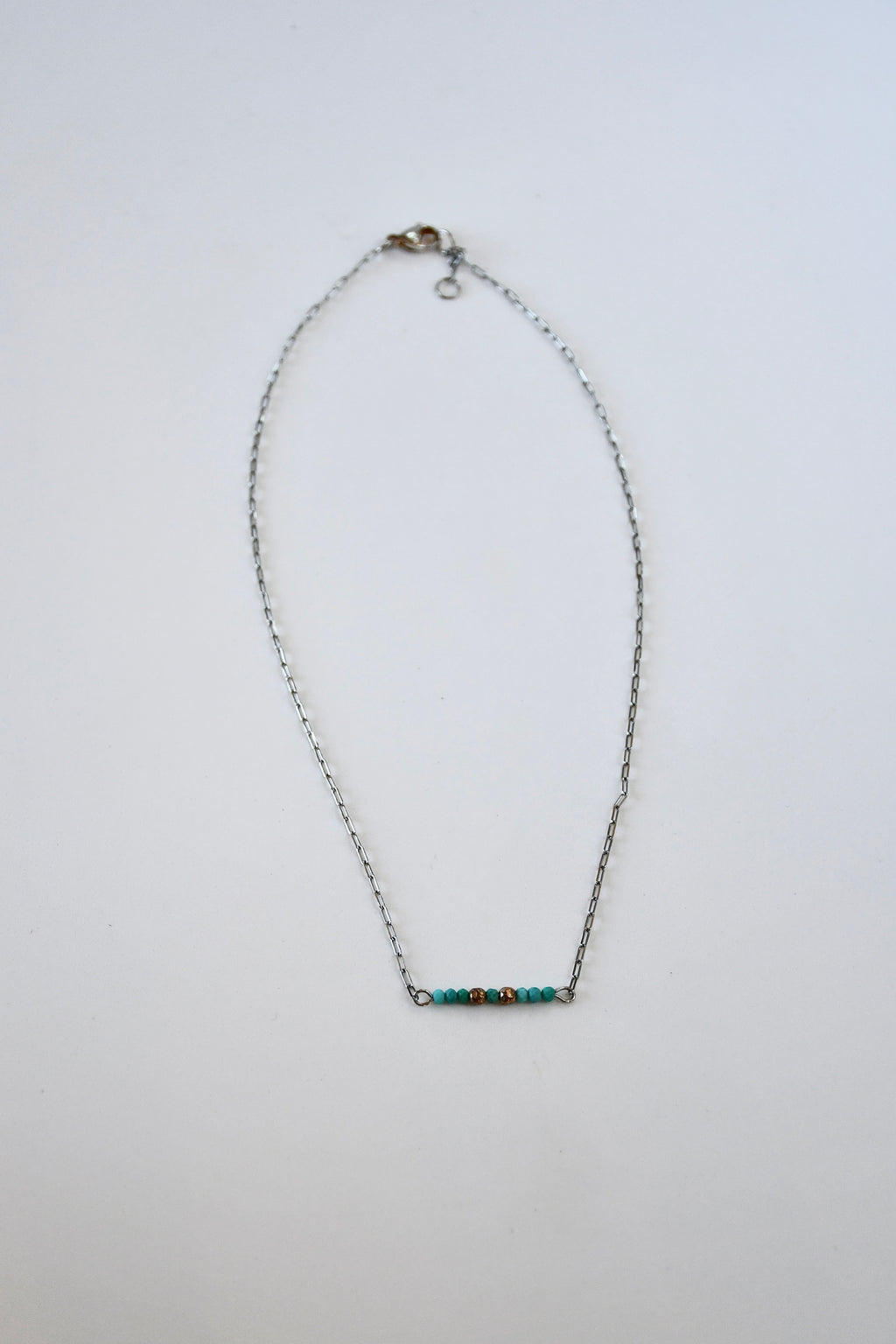 Collier Howlite turquoise