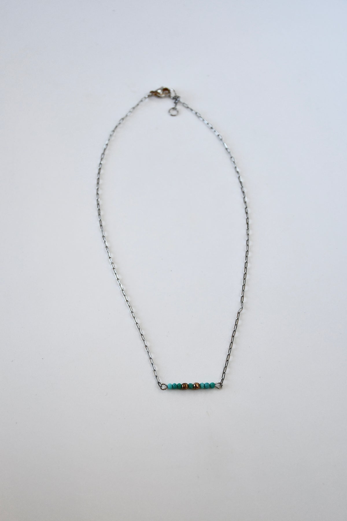 Collier Howlite turquoise