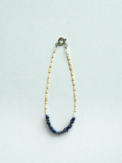 Collier Lapis Lazuli, Citrine & Quartz — Sagesse intérieure et clarté lumineuse