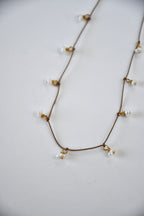 Collier de soie avec Keishi