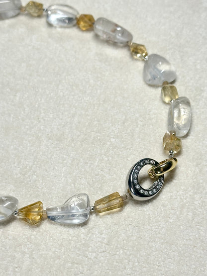 Collier Citrine & Iolite