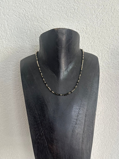 Colliers de pierres naturelles, Turquoise, Obsidienne, Aigue-Marine, Howlite, Goldstone