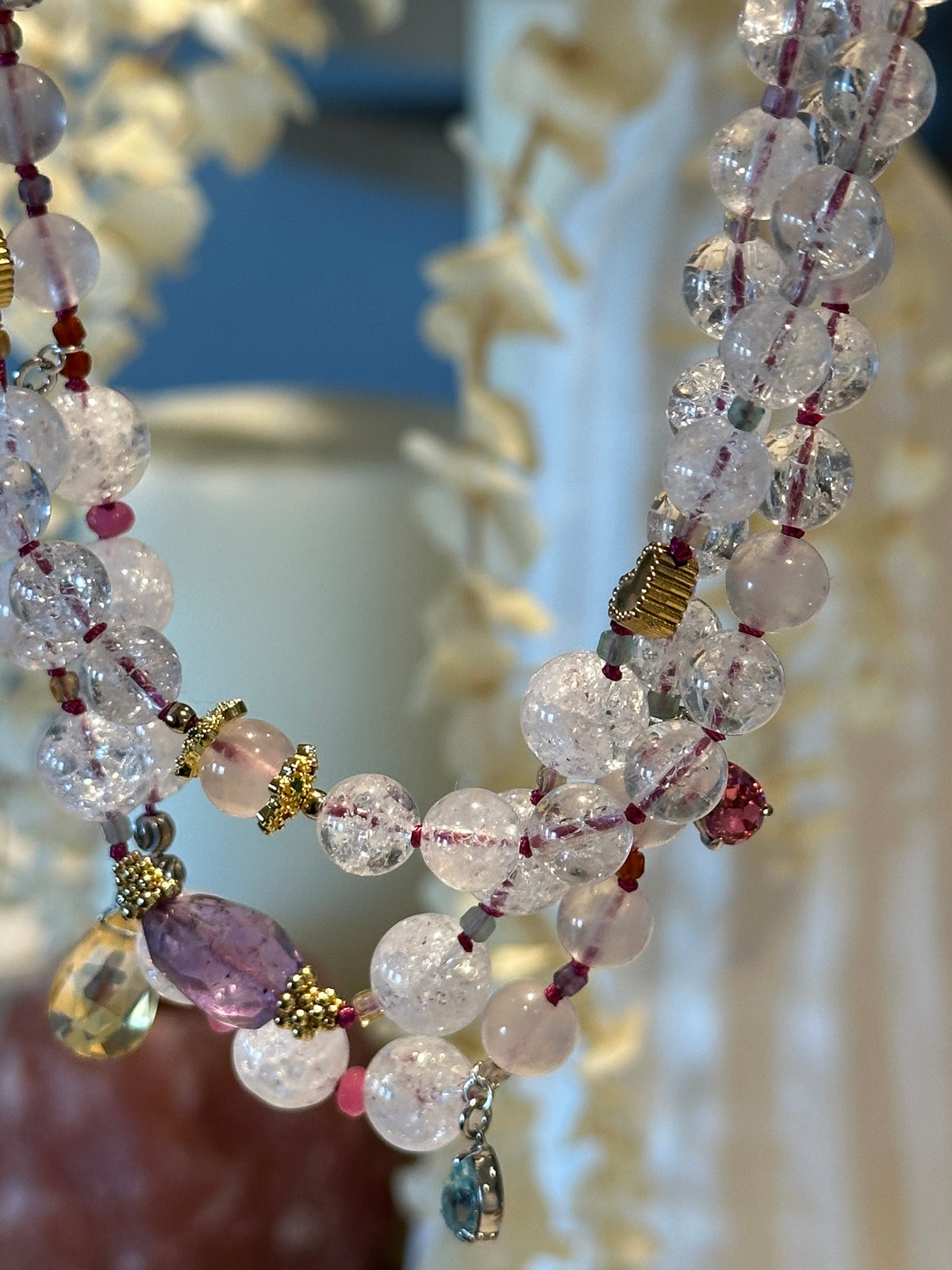 Colliers Quartz Craquelé — Lumière, Transformation & Clarté