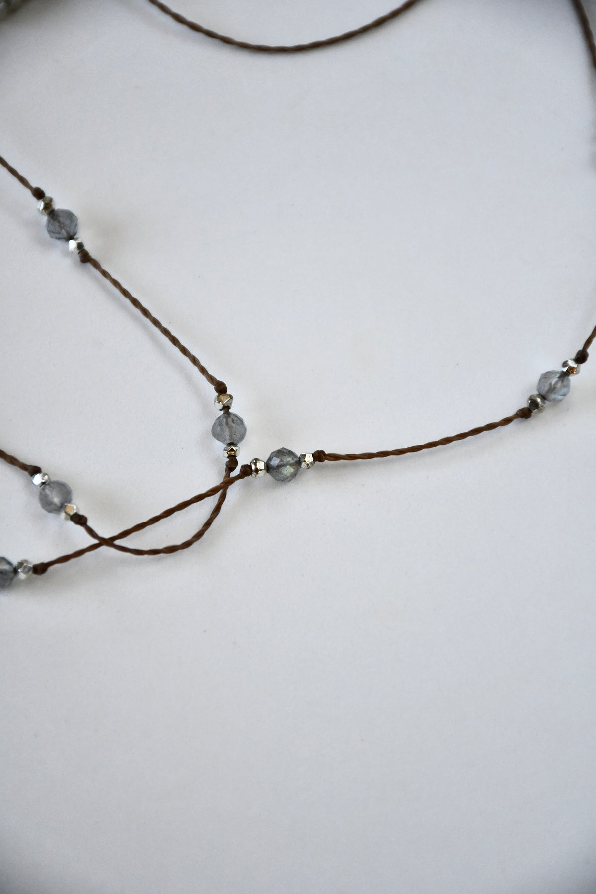 #8 Collana regolabile Labradorite