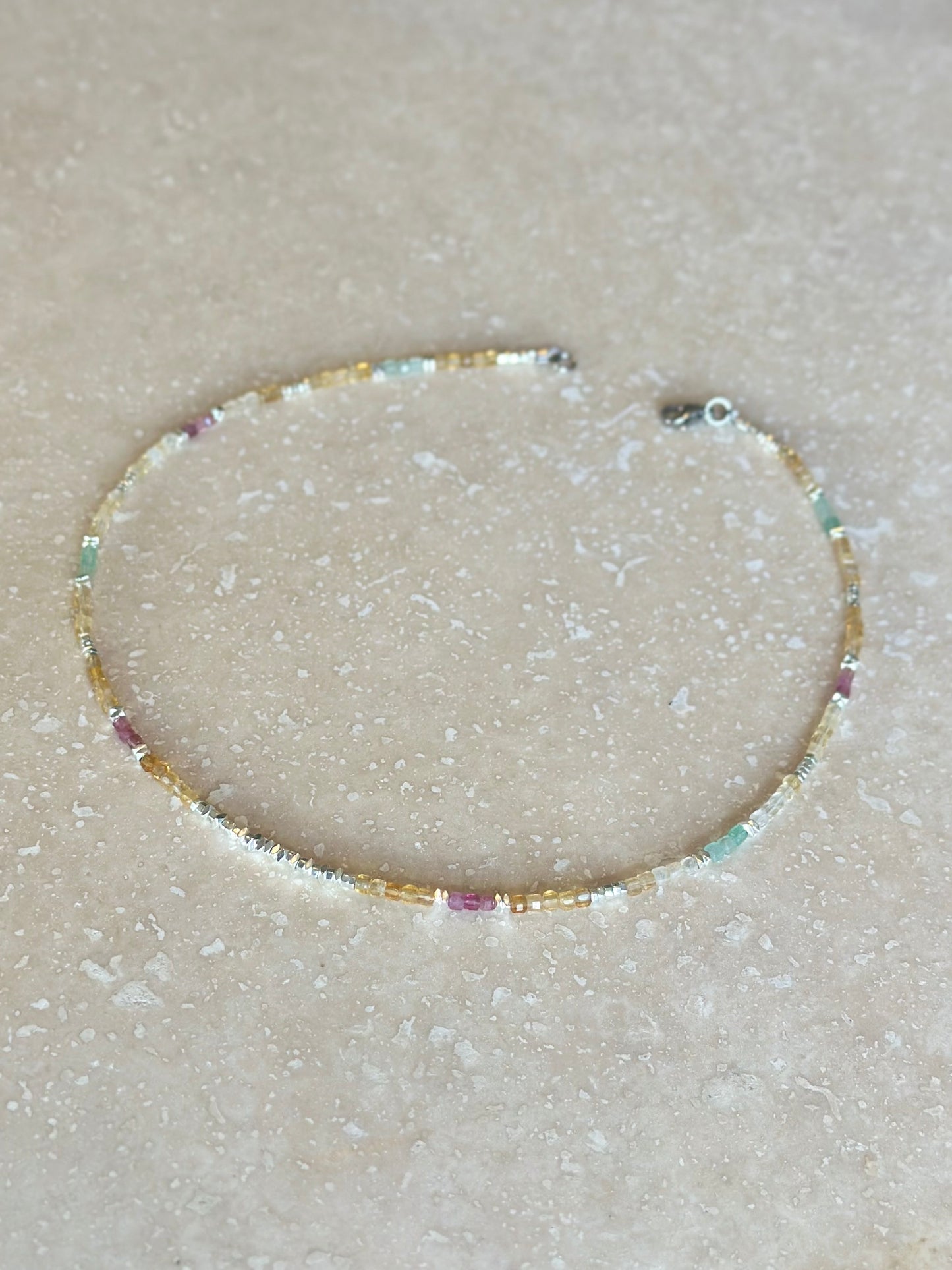 Collier Citrine, Tourmaline, Quartz — Régénération joyeuse