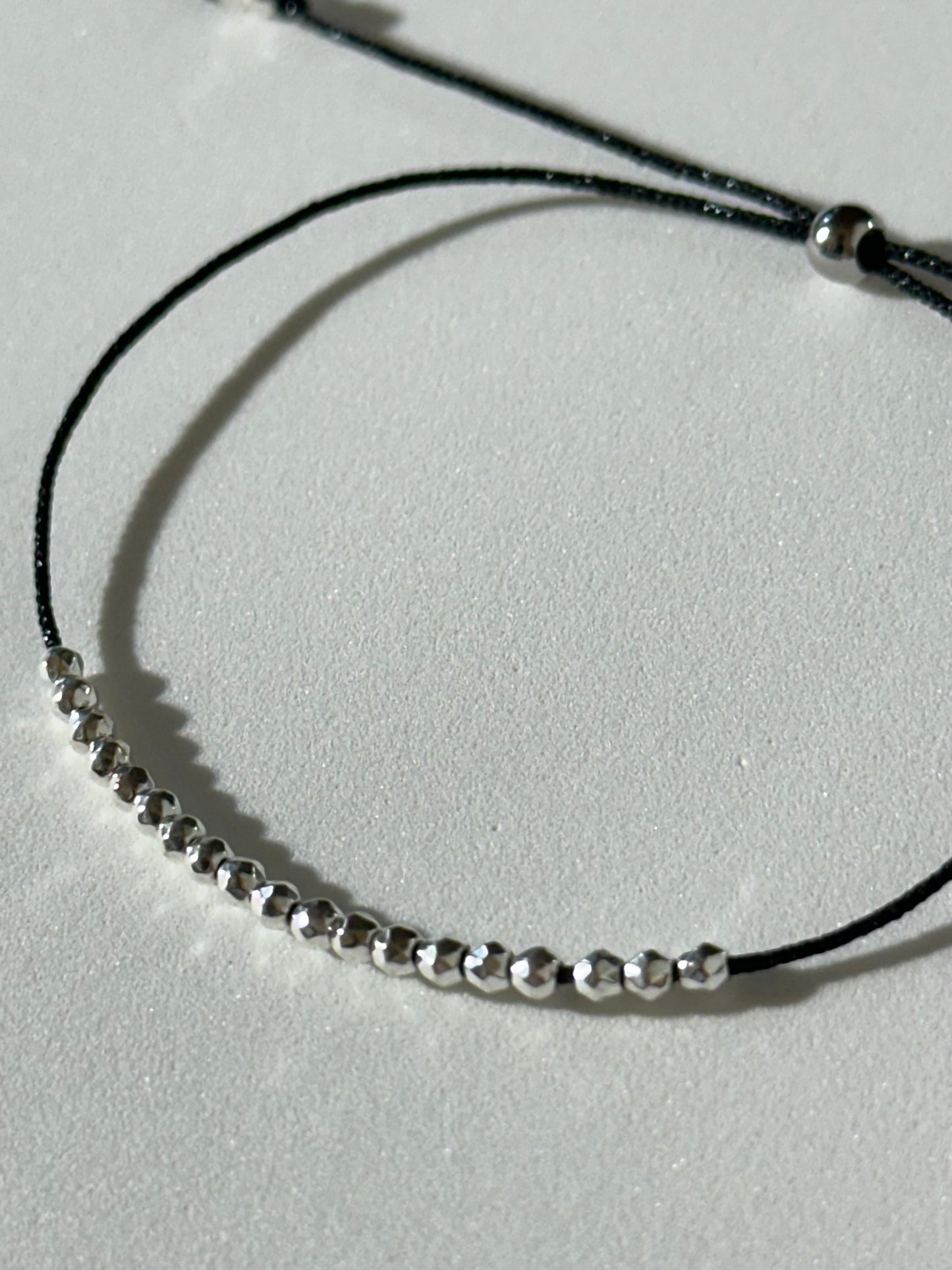 Divers Bracelet sur soie pailletée