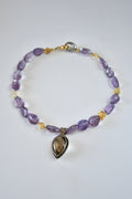 Collier iconique Améthyste & Citrine