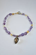 Collier iconique Améthyste & Citrine