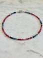 Colliers multicolores en Jade inspiration Saphir — La pierre de la sagesse et de l’harmonie*