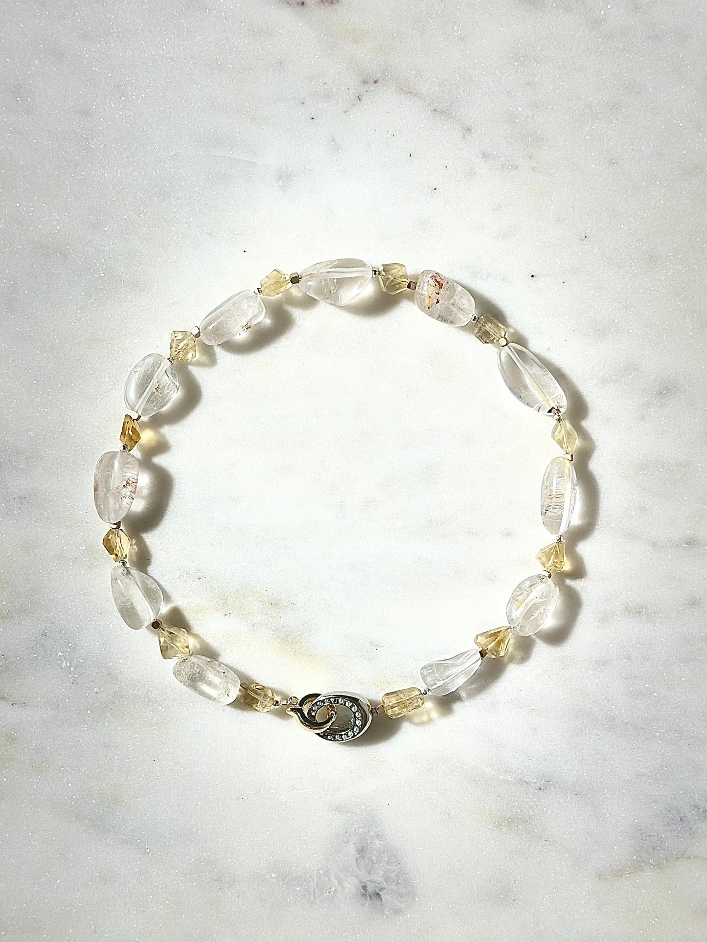 Collier Citrine & Iolite