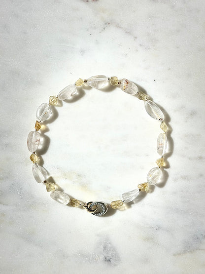 Collier Citrine & Iolite