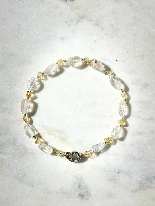 Collier Citrine & Iolite