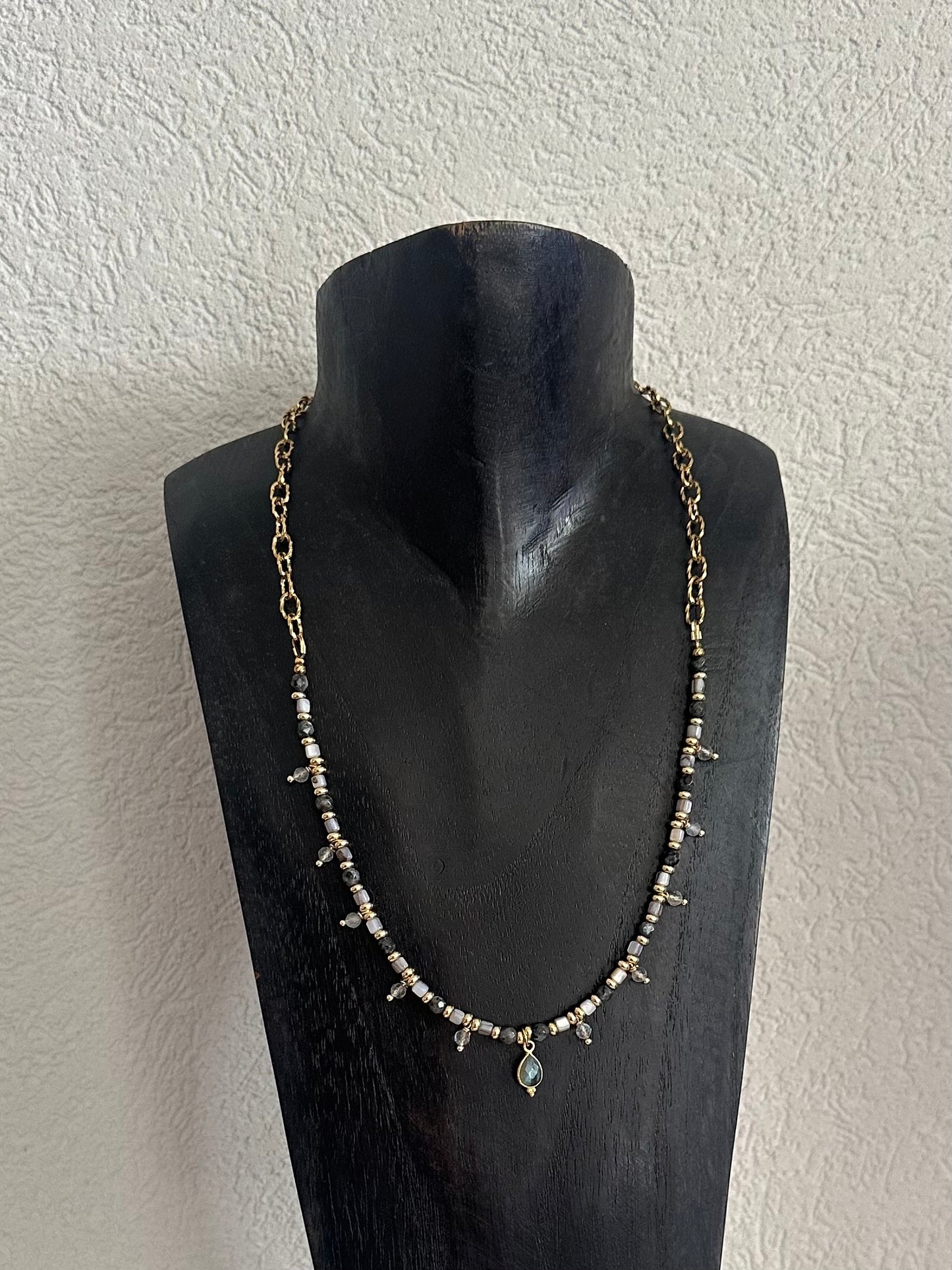 Collier bohème Labradorite