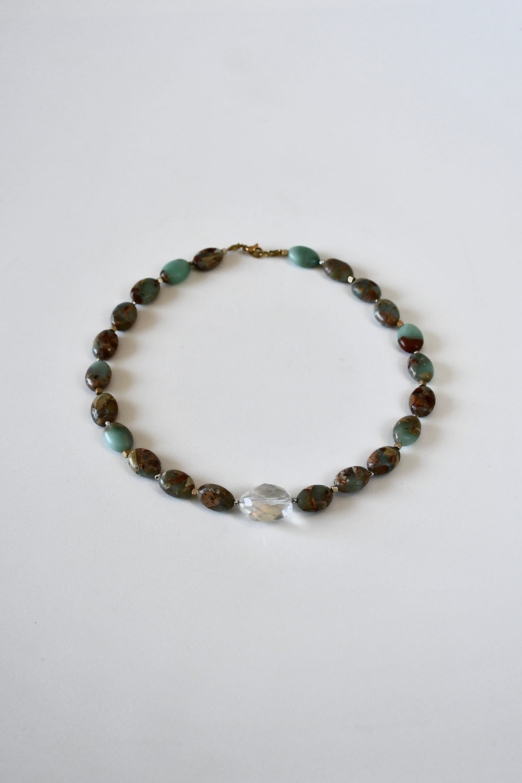 Collier AquaTerra & Cristal de Roche
