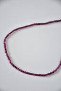 Collier fin Rubis — Le feu du cœur