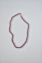 Collier fin Rubis — Le feu du cœur