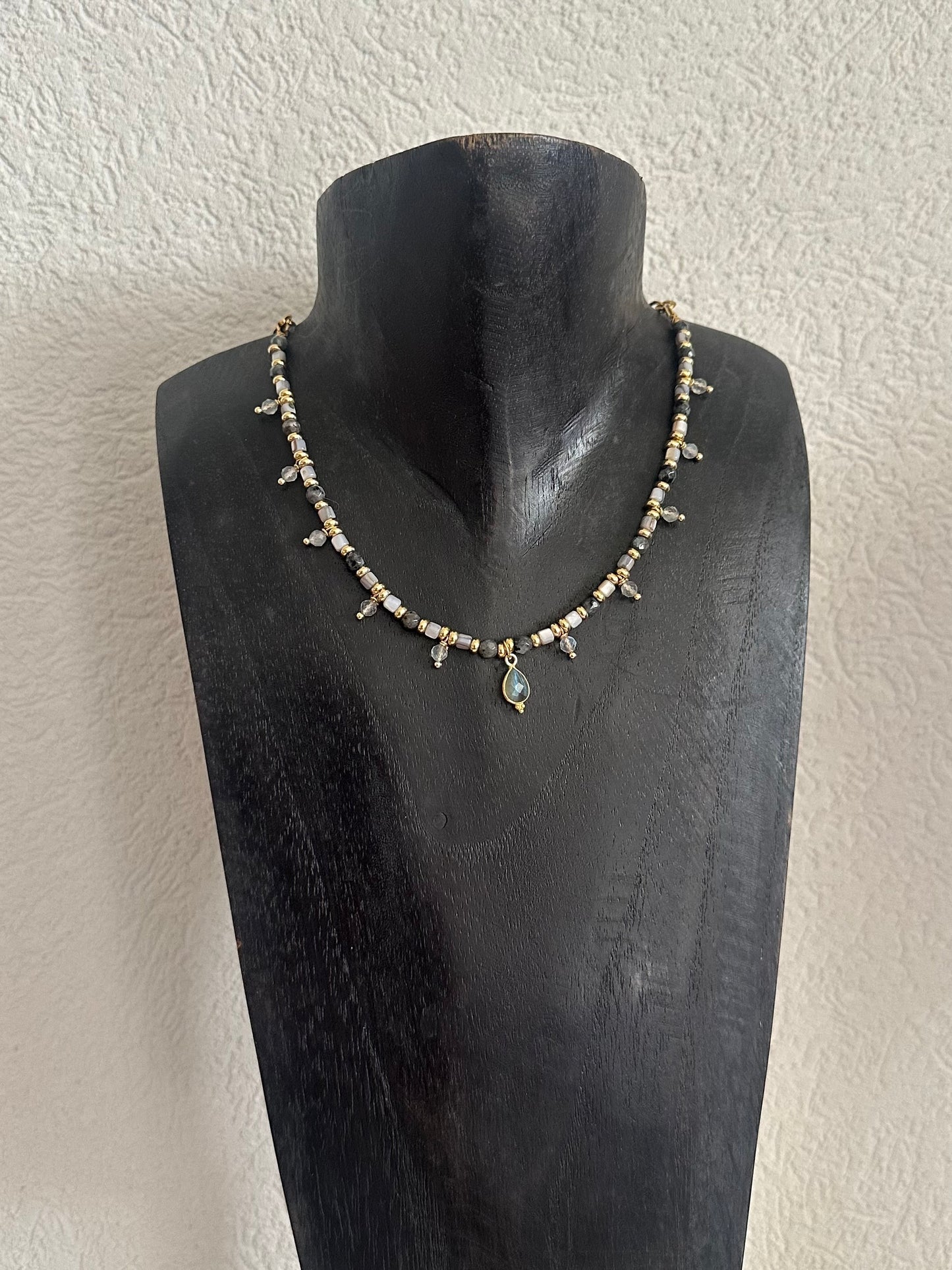 Collier bohème Labradorite