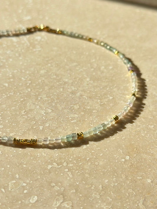 Collier Fluorite — La pierre des sages et des initiés