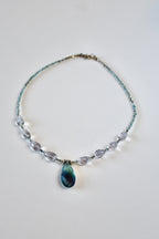 Collier Améthyste, Fluorite & Apatite
