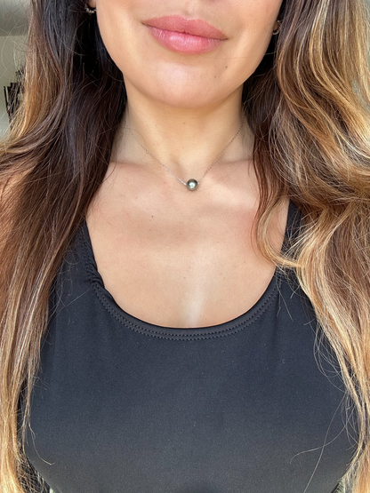 Collier perle de Tahiti sur argent 925