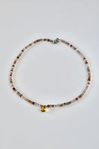 Collier Citrine & Quartz Fraise — L’éclat du bonheur