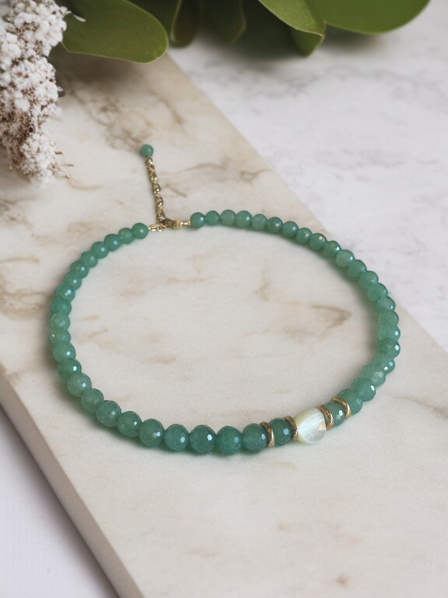 Collier aventurine