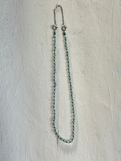 Colliers Améthyste/Citrine & Cristal de roche sur soie – Clarté intérieure & lumière consciente