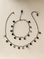 Set collana + cavigliera in madreperla