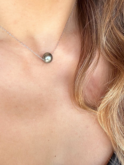 Collier perle de Tahiti sur argent 925